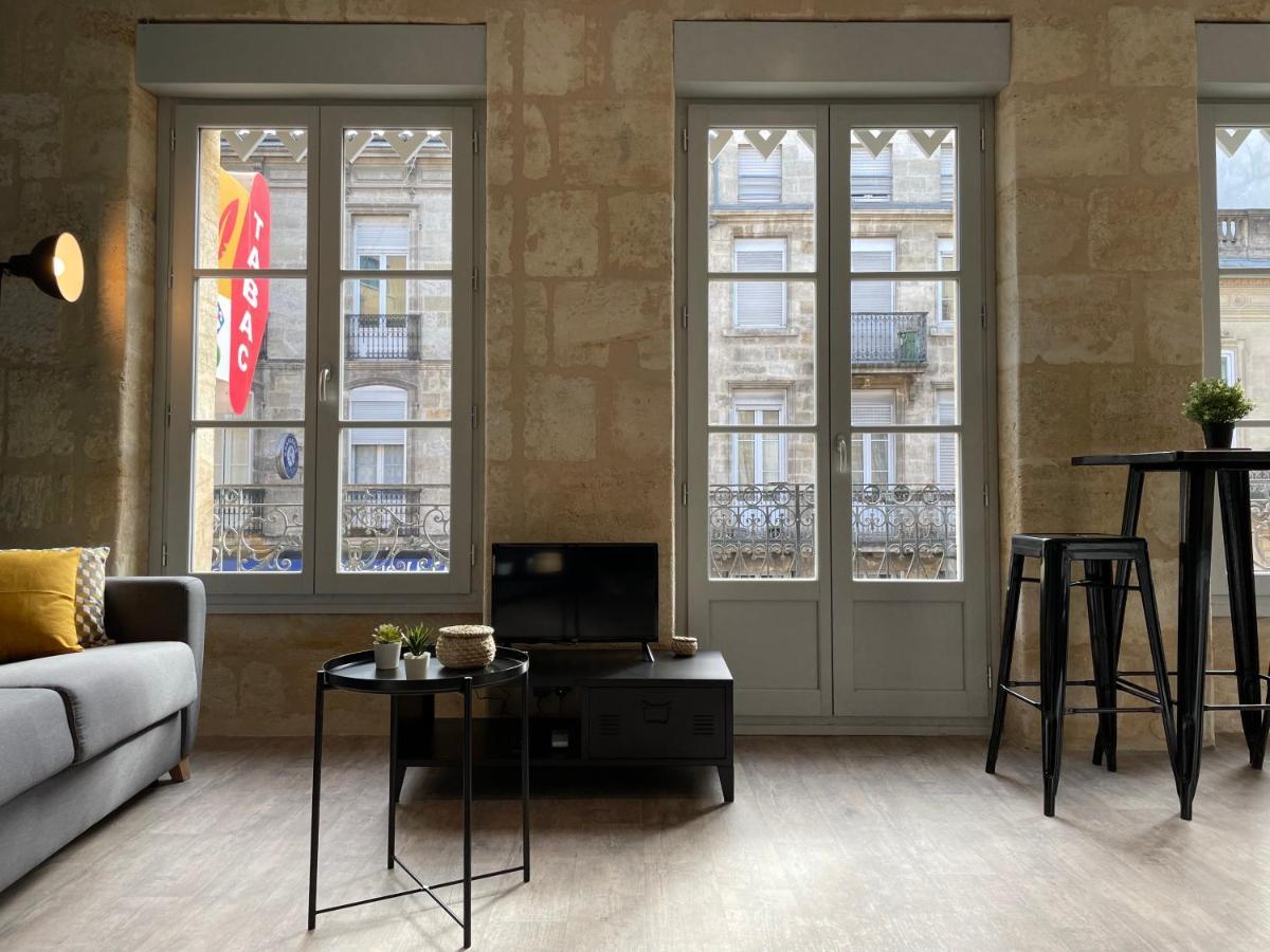 Magnifique Appartement Pour 2 Avec Climatisation Et Belle Pierre Bordelaise Bordeaux Eksteriør billede