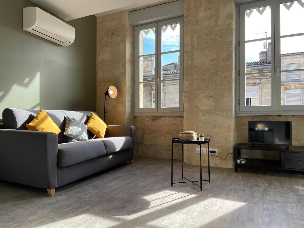 Magnifique Appartement Pour 2 Avec Climatisation Et Belle Pierre Bordelaise Bordeaux Eksteriør billede